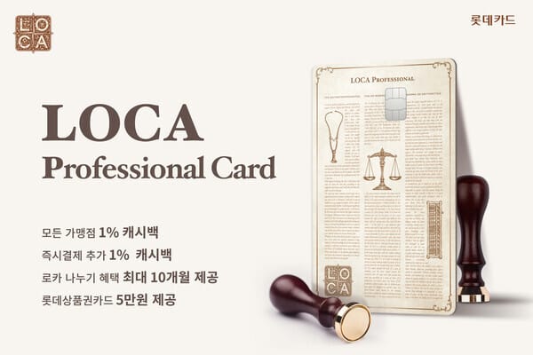 모르면 손해인 재산세 신용카드(체크카드) TOP 5 비교 4 롯데카드 LOCA Professional
