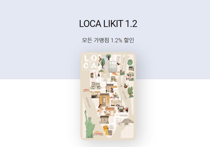 생활비 할인 카드 추천 TOP 5: 고정지출 줄이는 카드 4 LOCA LIKIT 1.2